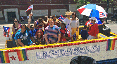 El Rescate Youth and Staff Represent at People’s Parade!