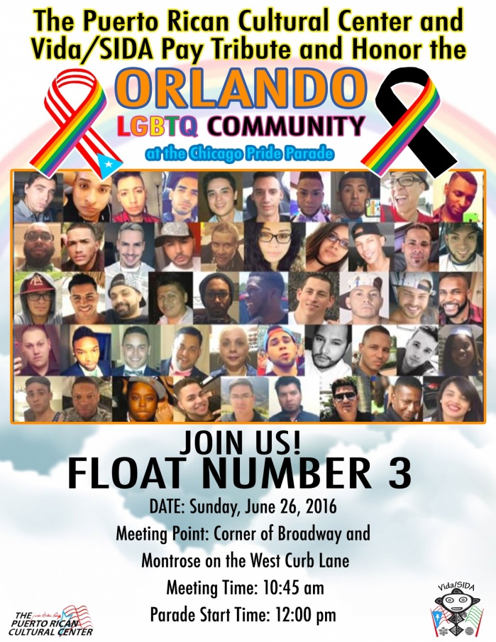 PRCC and VIDA/SIDA joins the Chicago Gay Pride Parade